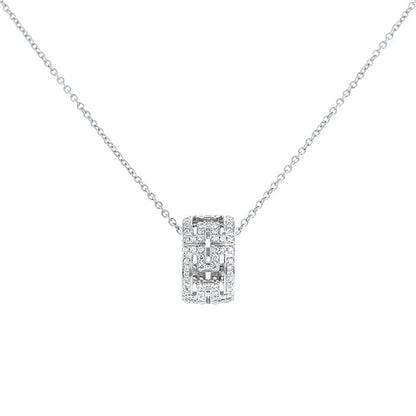 [Star Jewelry]PARENTESI NECKLACE SILVER DIAMOND