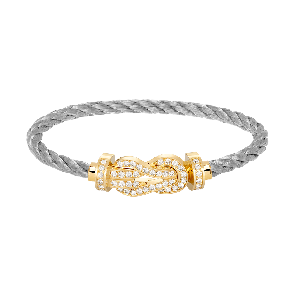 [Star Jewelry]CHANCE LARGE 8 FIGURE BUCKLE FULLDIAMOND BRACELET GOLD