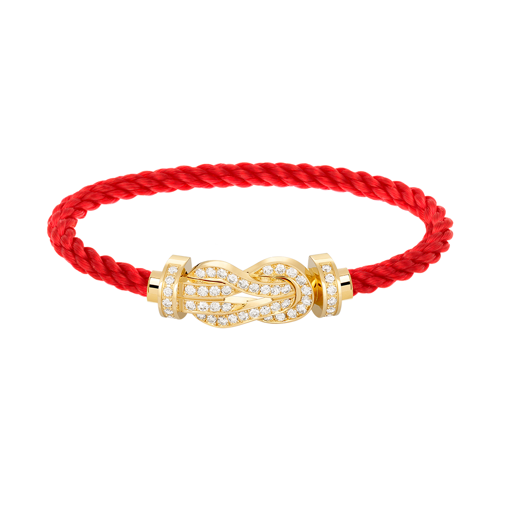 [Star Jewelry]CHANCE LARGE 8 FIGURE BUCKLE FULLDIAMOND BRACELET GOLD