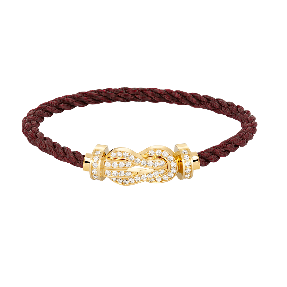 [Star Jewelry]CHANCE LARGE 8 FIGURE BUCKLE FULLDIAMOND BRACELET GOLD