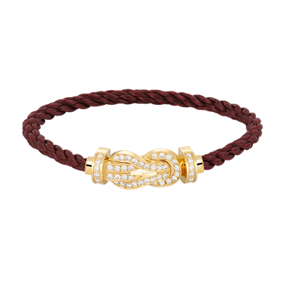 [Star Jewelry]CHANCE LARGE 8 FIGURE BUCKLE FULLDIAMOND BRACELET GOLD
