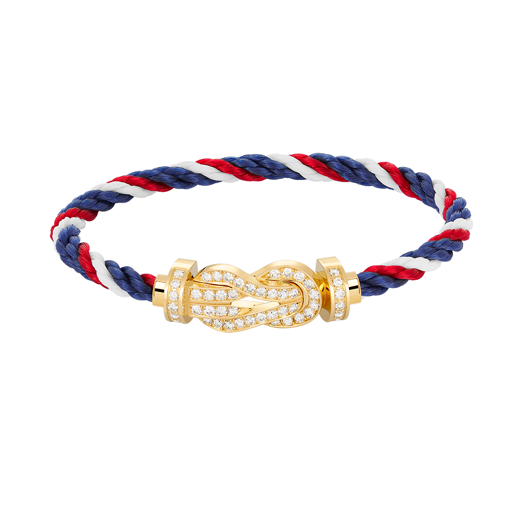 [Star Jewelry]CHANCE LARGE 8 FIGURE BUCKLE FULLDIAMOND BRACELET GOLD