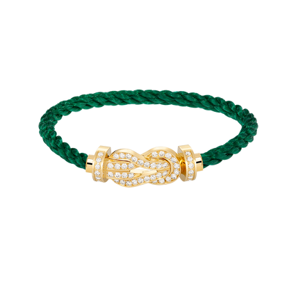 [Star Jewelry]CHANCE LARGE 8 FIGURE BUCKLE FULLDIAMOND BRACELET GOLD