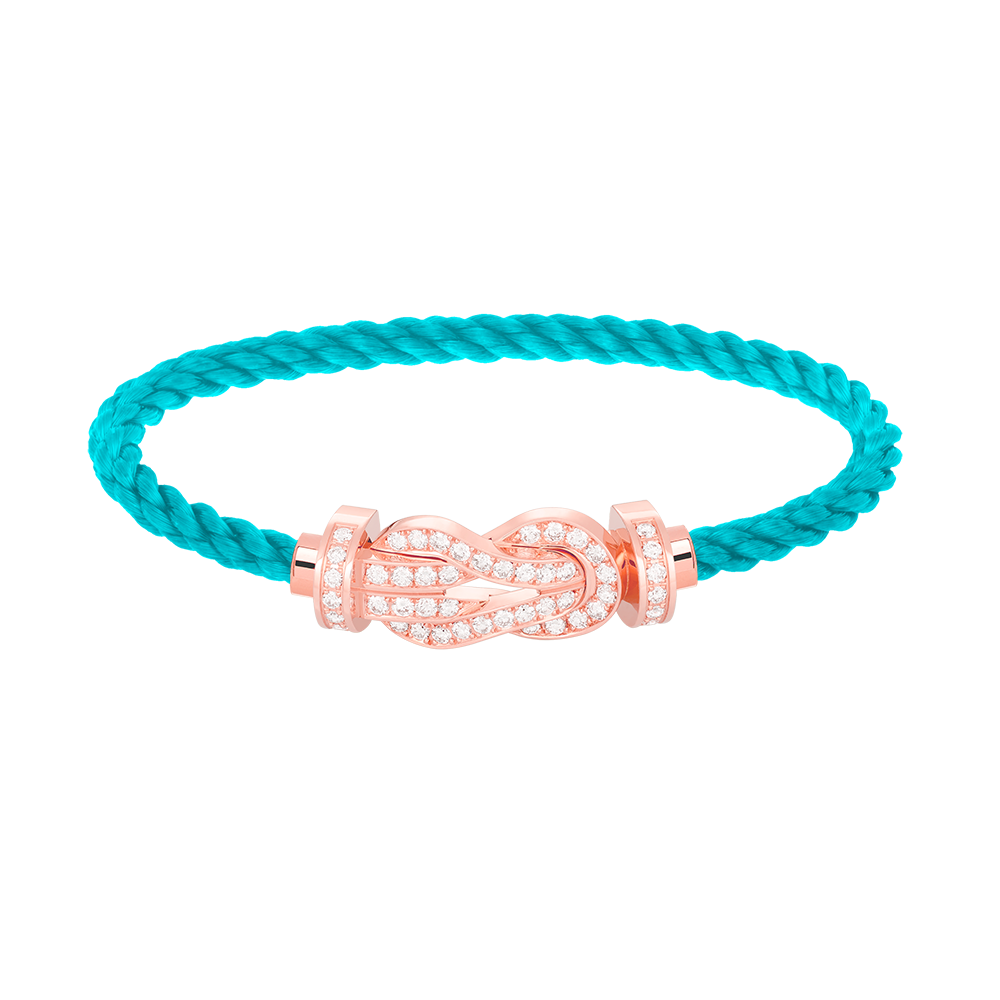 [Star Jewelry]CHANCE LARGE 8 FIGURE BUCKLE FULL DIAMOND BRACELET ROSE GOLD