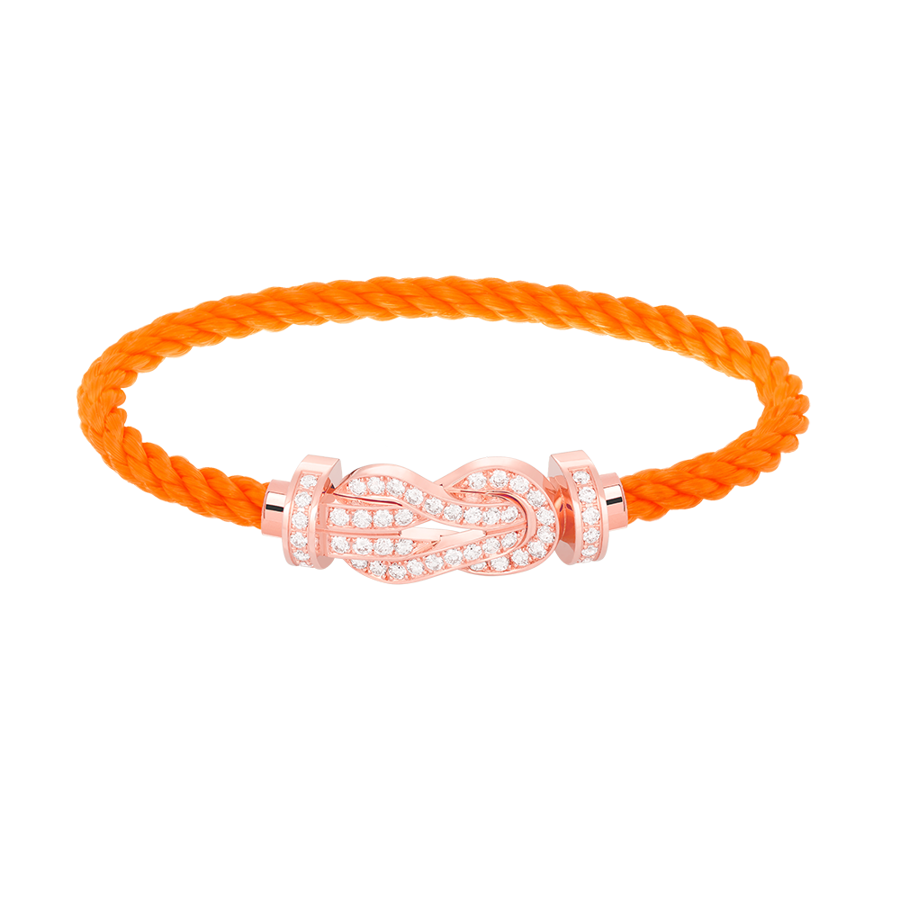 [Star Jewelry]CHANCE LARGE 8 FIGURE BUCKLE FULL DIAMOND BRACELET ROSE GOLD