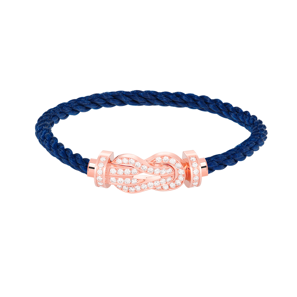 [Star Jewelry]CHANCE LARGE 8 FIGURE BUCKLE FULL DIAMOND BRACELET ROSE GOLD
