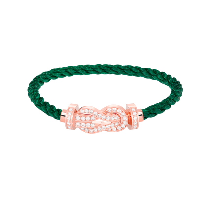 [Star Jewelry]CHANCE LARGE 8 FIGURE BUCKLE FULL DIAMOND BRACELET ROSE GOLD
