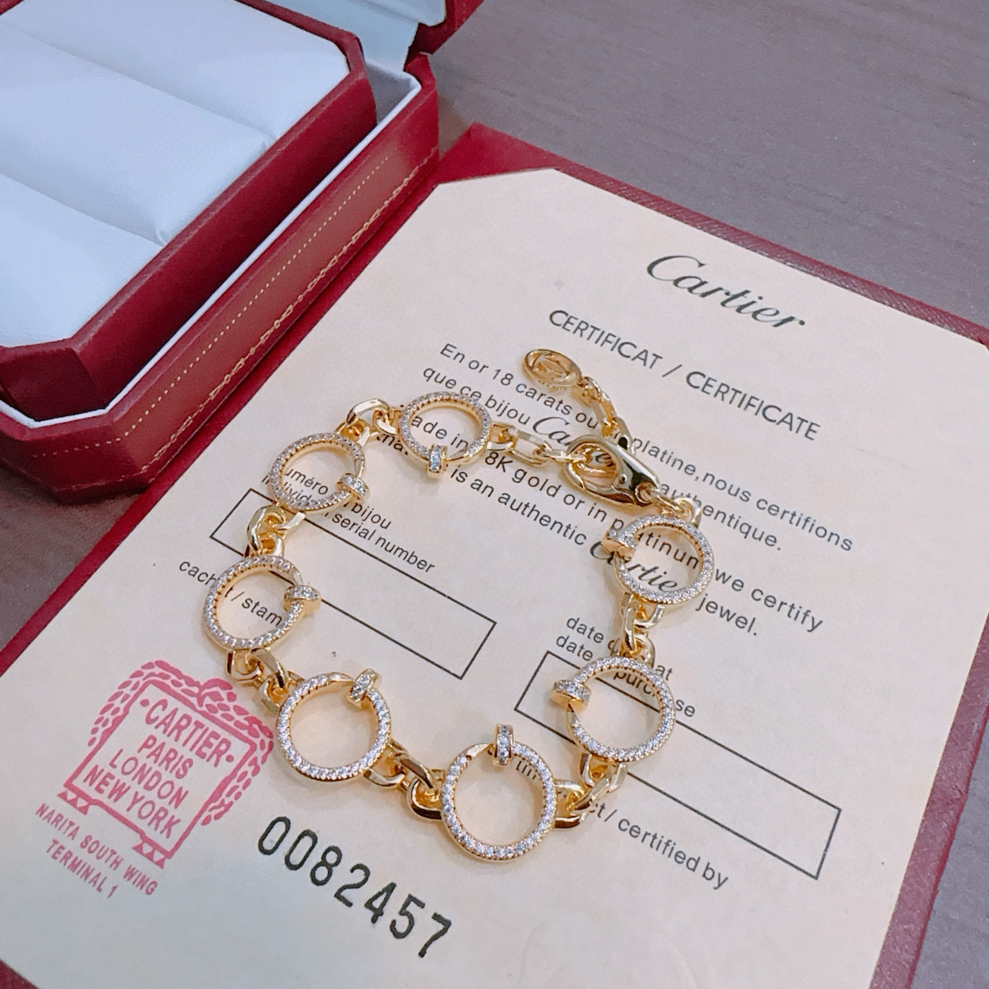 [Star Jewelry Jewelry] LOVE&JUSTE BRACELET DIAMONDS