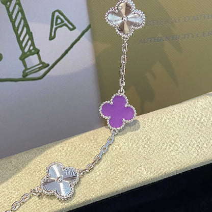 [Star Jewelry] CLOVER 5 MOTIF VIOLET BRACELET COLLECTION