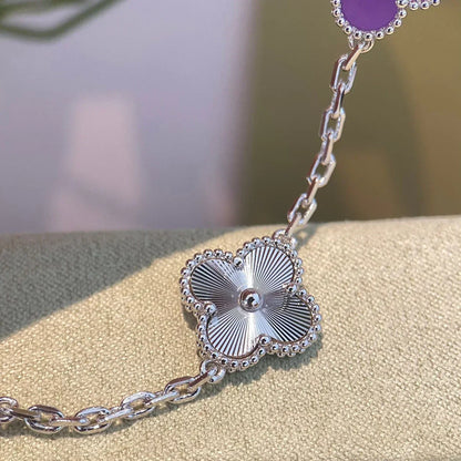 [Star Jewelry] CLOVER 5 MOTIF VIOLET BRACELET COLLECTION