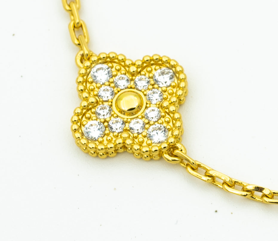 [Star Jewelry] CLOVER 5 MOTIF LASER BRACELET COLLECTION