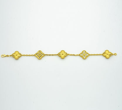 [Star Jewelry] CLOVER 5 MOTIF LASER BRACELET COLLECTION
