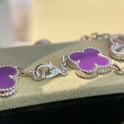 [Star Jewelry] CLOVER 5 MOTIF VIOLET BRACELET COLLECTION