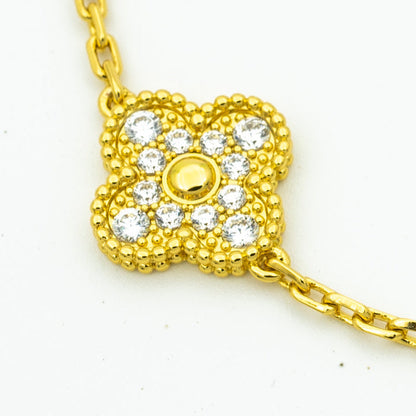 [Star Jewelry] CLOVER 5 MOTIF LASER BRACELET COLLECTION