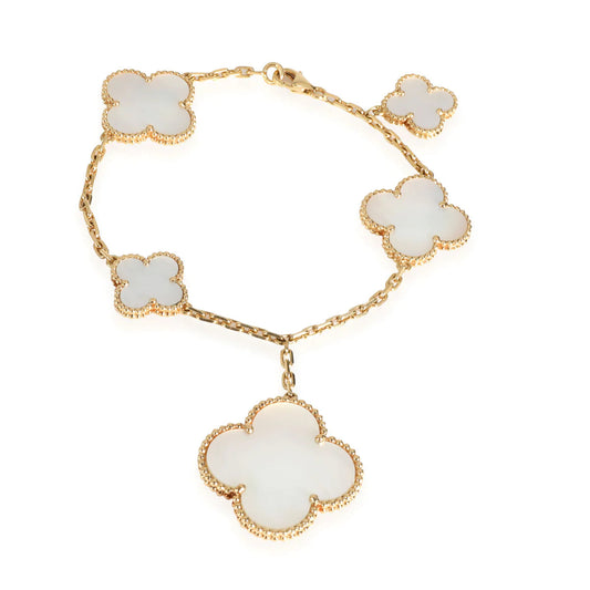 [Star Jewelry]MAGIC CLOVER MOP GOLD BRACELET 5 MOTIFS