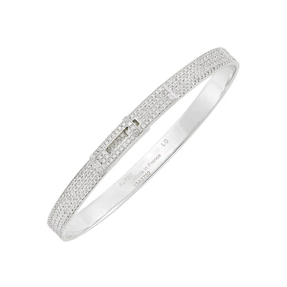 [Star Jewelry]HM KELLY BRACELET IN SILVER AND FULL PAVE DIAMOND