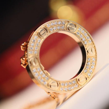 [Star Jewelry]LOVE NECKLACE ADJUSTABLE ROSE GOLD