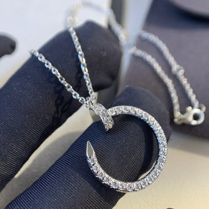 [Star Jewelry]JUSTE NECKLACE SILVER DIAMONDS
