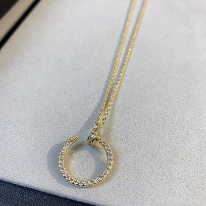 [Star Jewelry]JUSTE NECKLACE GOLD DIAMONDS