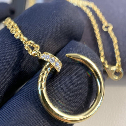[Star Jewelry]JUSTE NECKLACE GOLD DIAMONDS