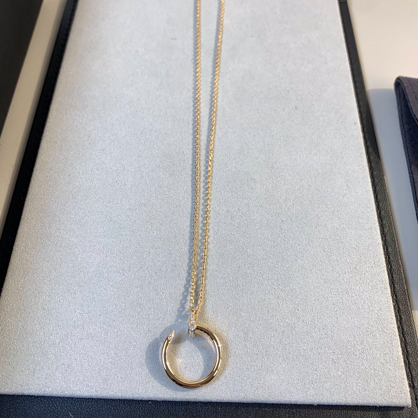 [Star Jewelry]JUSTE NECKLACE PINK GOLD