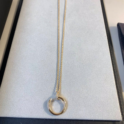 [Star Jewelry]JUSTE NECKLACE PINK GOLD