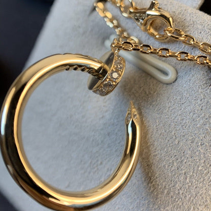 [Star Jewelry]JUSTE NECKLACE PINK GOLD