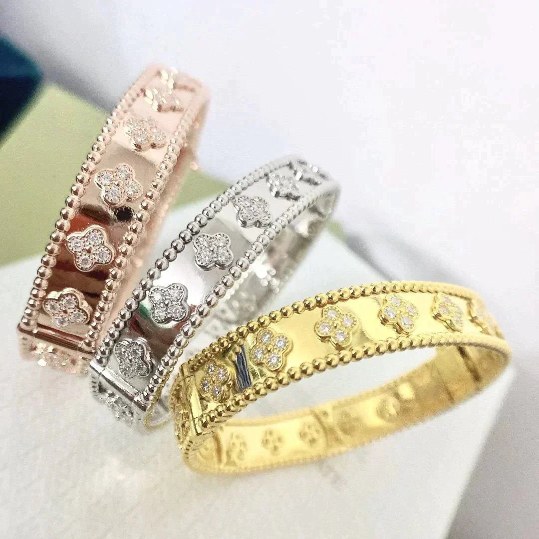 [Star Jewelry]CLOVER BRACELET 8MM DIAMONDS