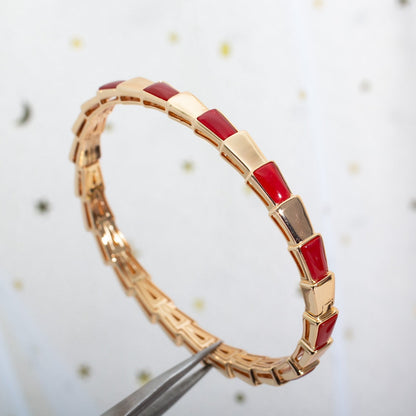 [Star Jewelry]SERPENTI BRACELET PINK GOLD RUBELLITE