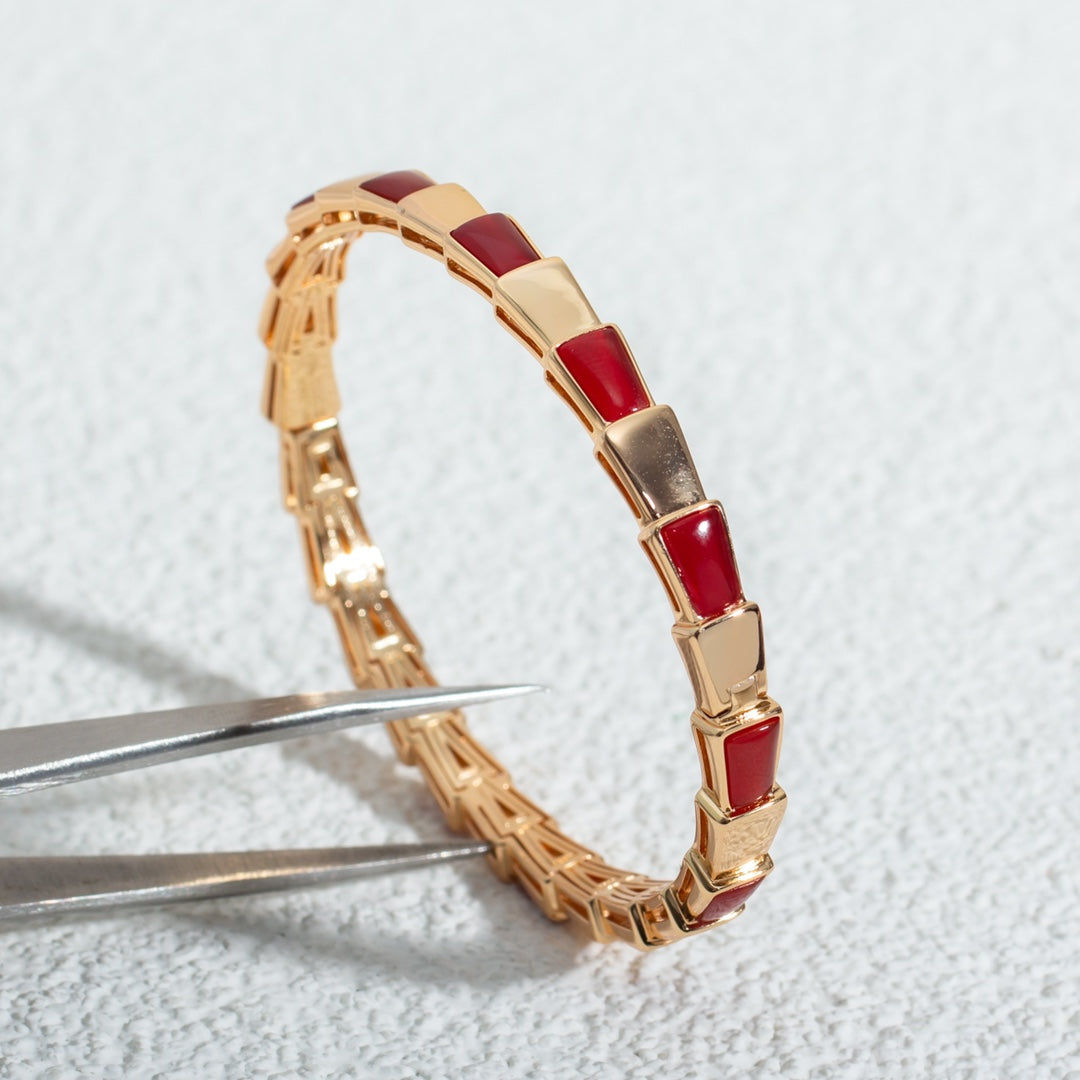 [Star Jewelry]SERPENTI BRACELET PINK GOLD RUBELLITE