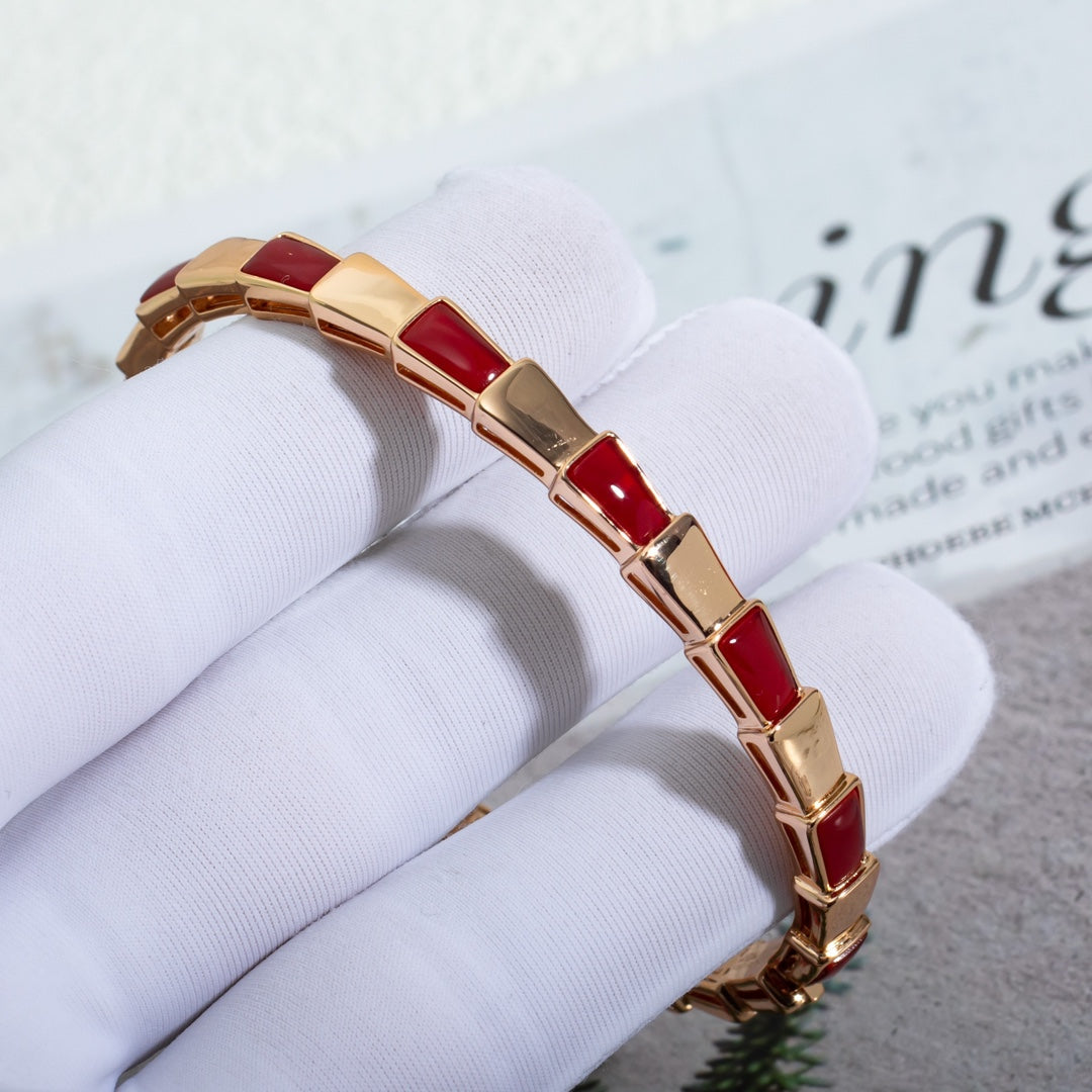 [Star Jewelry]SERPENTI BRACELET PINK GOLD RUBELLITE