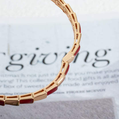 [Star Jewelry]SERPENTI BRACELET PINK GOLD RUBELLITE