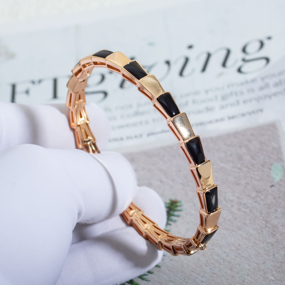 [Star Jewelry]SERPENTI BRACELET PINK GOLD ONYX