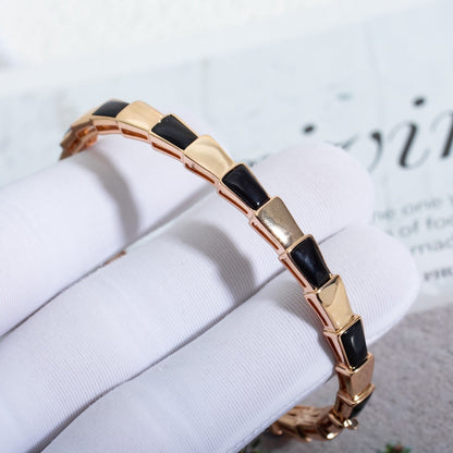 [Star Jewelry]SERPENTI BRACELET PINK GOLD ONYX