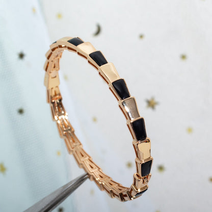 [Star Jewelry]SERPENTI BRACELET PINK GOLD ONYX