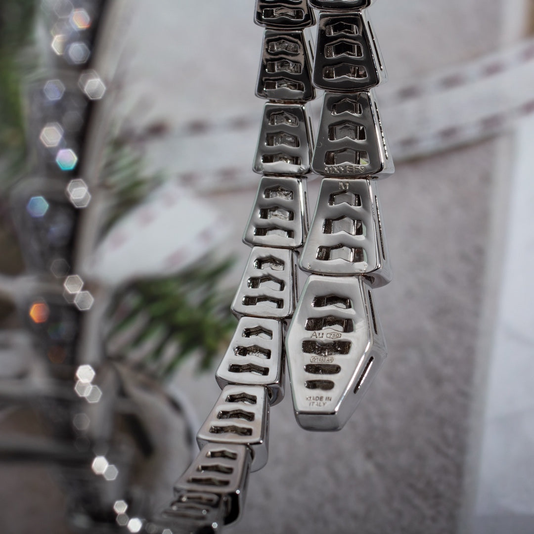 [Star Jewelry]SERPENTI BRACELET 6MM SILVER DIAMOND