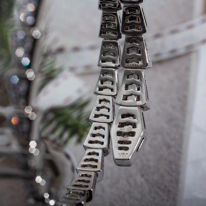 [Star Jewelry]SERPENTI BRACELET 6MM SILVER DIAMOND