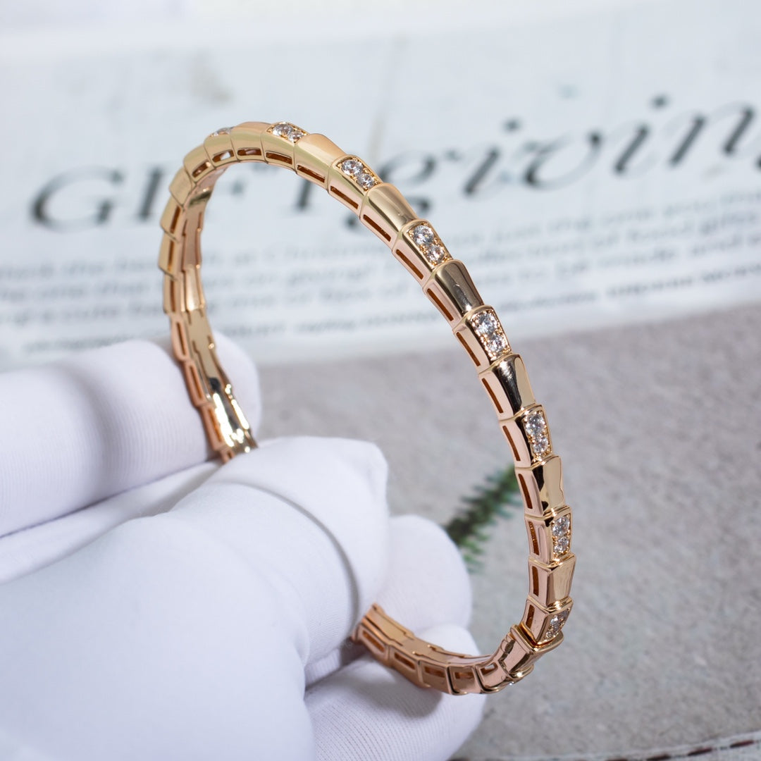[Star Jewelry]SERPENTI SMALL BRACELET PINK GOLD DIAMOND