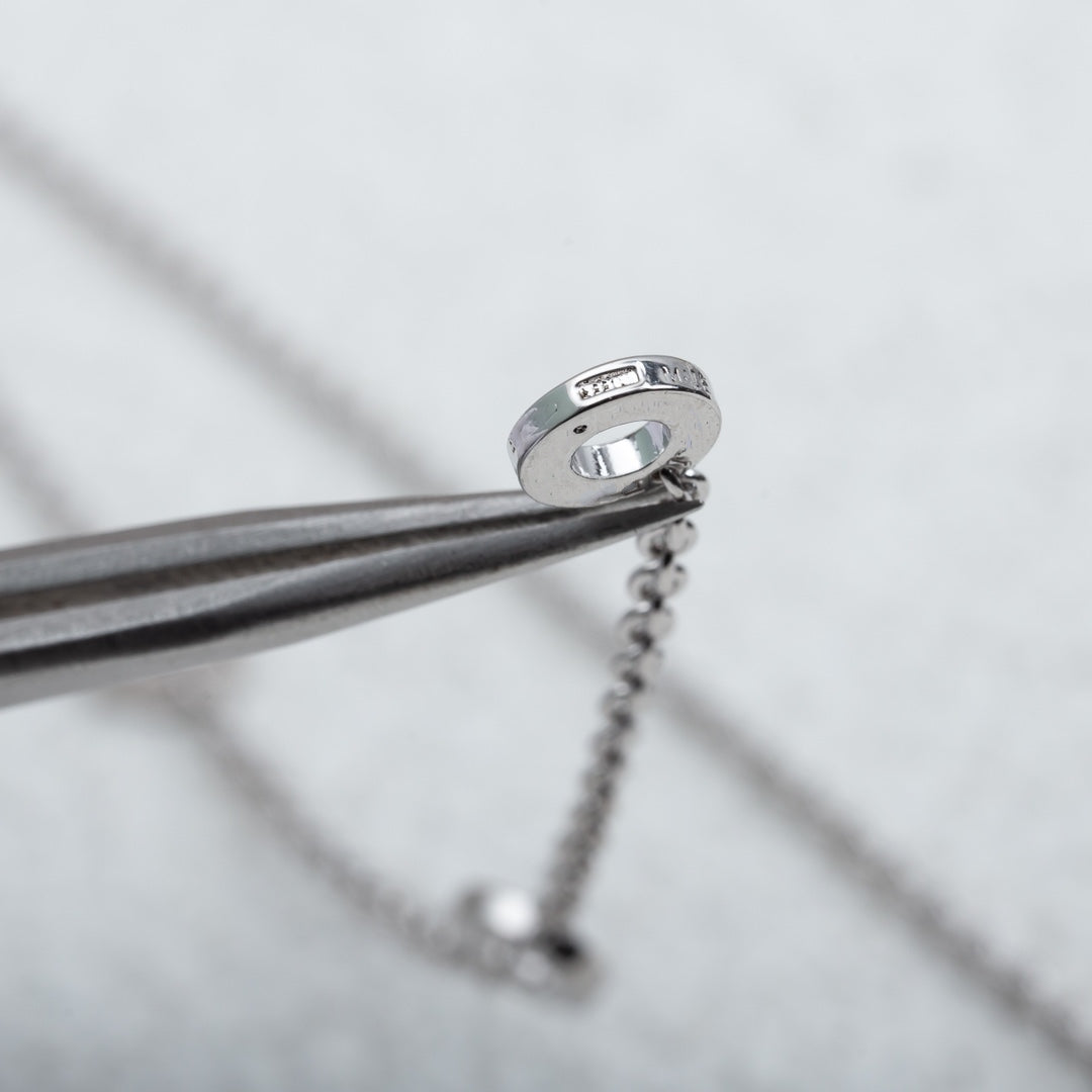 [Star Jewelry]PARENTESI NECKLACE SILVER DIAMOND