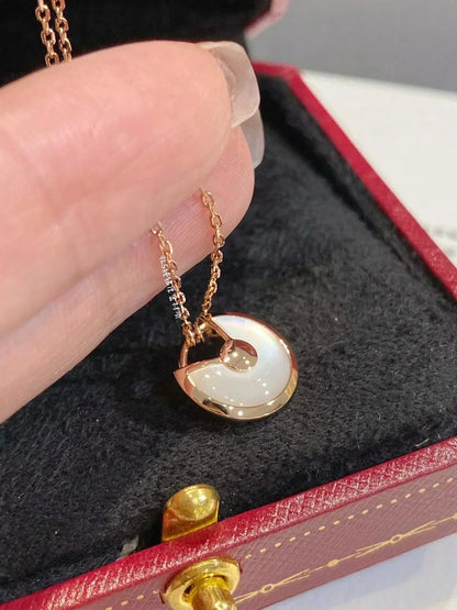 [Star Jewelry]AMULETTE ROSE GOLD MOP NECKLACE