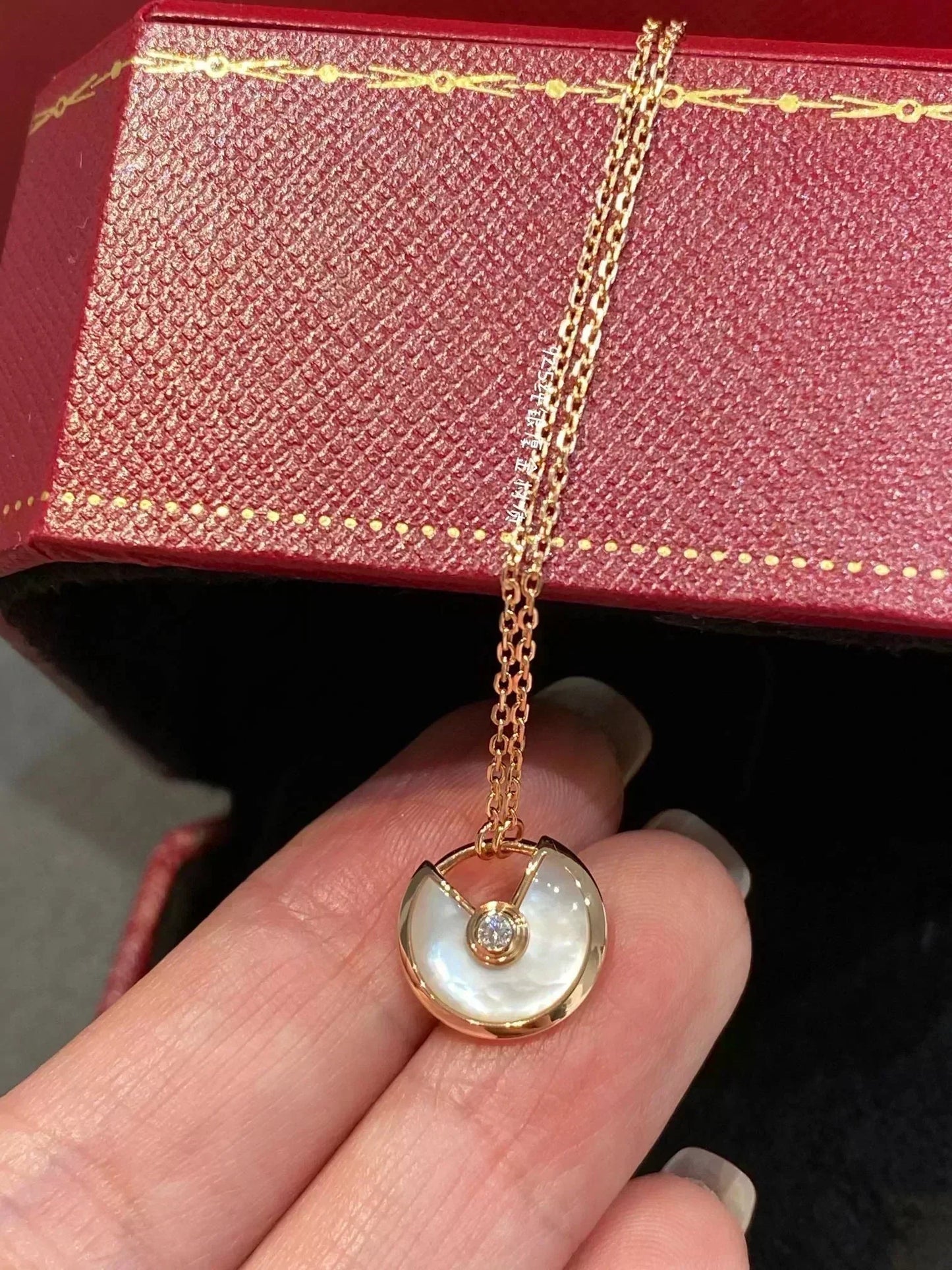 [Star Jewelry]AMULETTE ROSE GOLD MOP NECKLACE