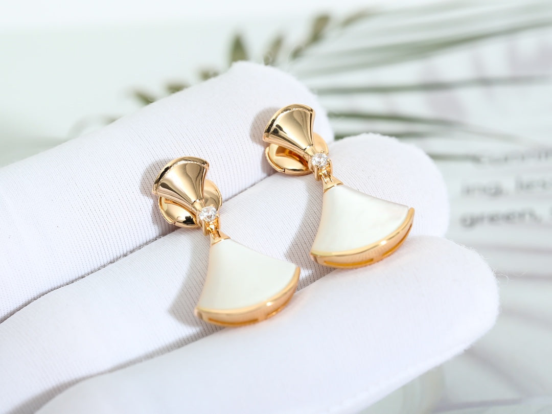 [Star Jewelry]DREAM MOP PINK GOLD EARRINGS