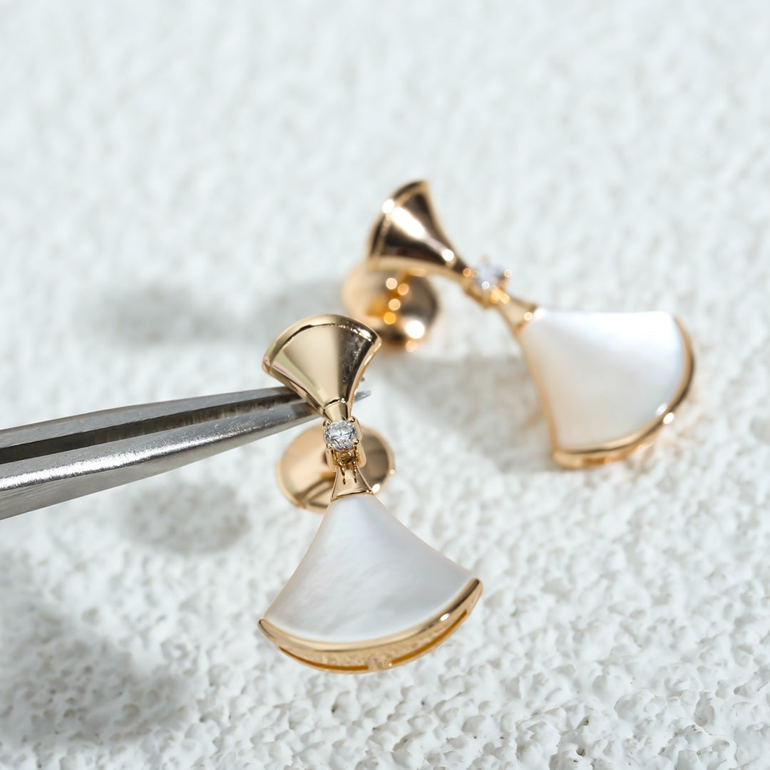 [Star Jewelry]DREAM MOP PINK GOLD EARRINGS