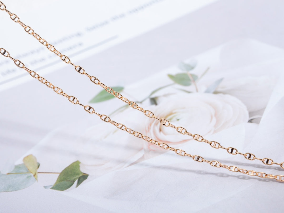 [Star Jewelry]ECHAPPEE NECKLACE PINK GOLD