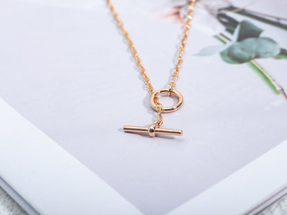 [Star Jewelry]ECHAPPEE NECKLACE PINK GOLD