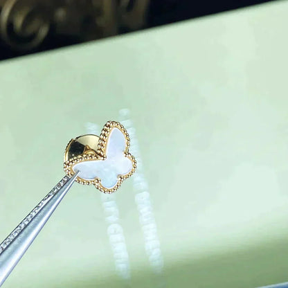 [Star Jewelry]SWEET BUTTERFLY MOP EARSTUDS