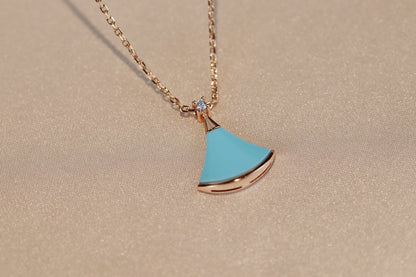 [Star Jewelry]DREAM NECKLACE TURQUOISE PINK GOLD