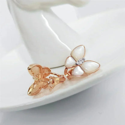 [Star Jewelry]BUTTERFLY MOP DIAMOND EARRINGS