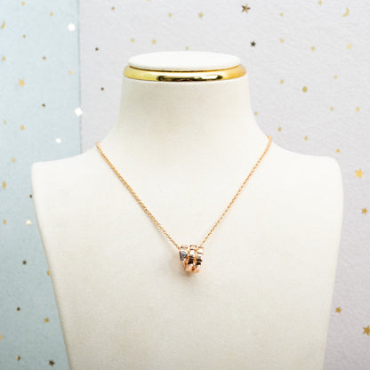 [Star Jewelry]SERPENTI PINK GOLD NECKLACE DIAMOND
