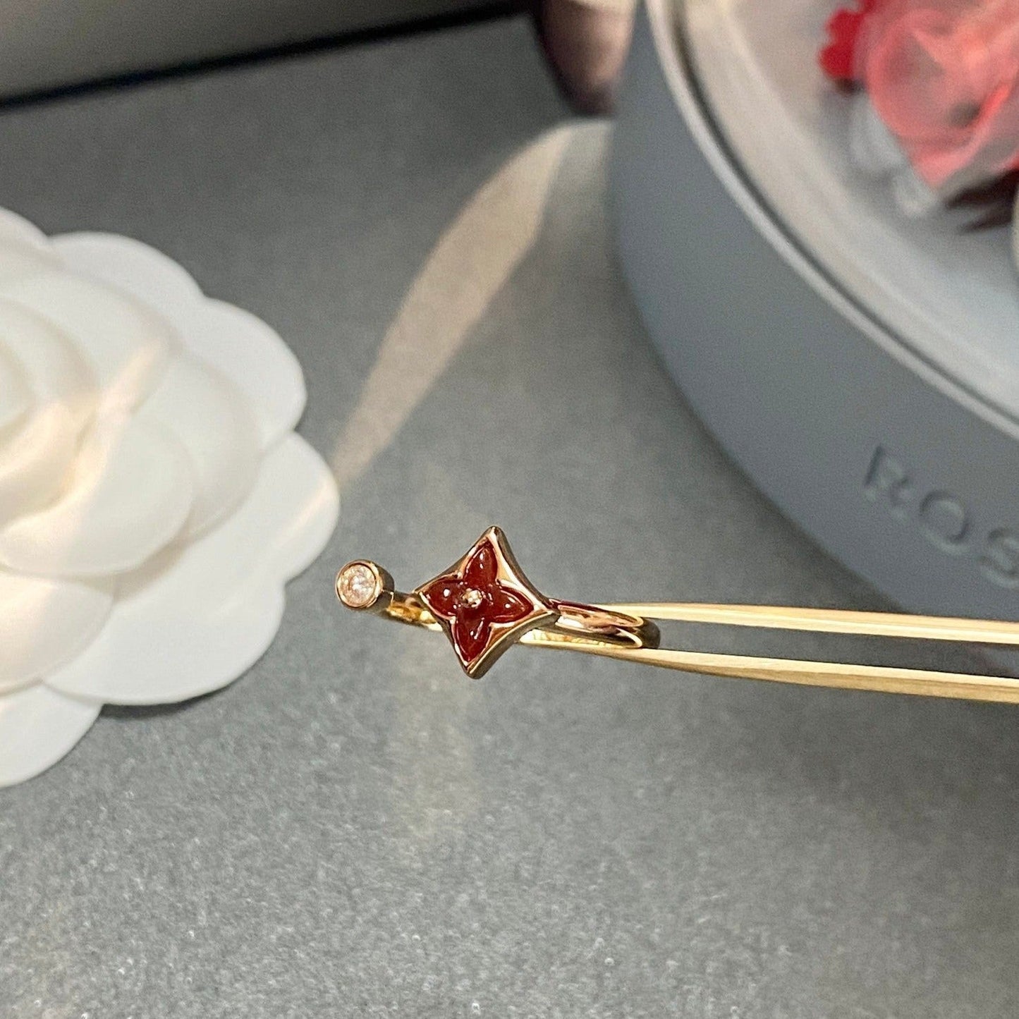 [Star Jewelry]STAR 1 DIAMOND OPEN RING